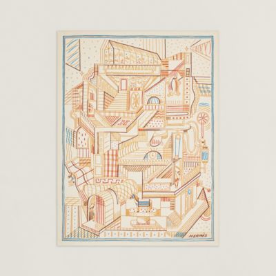 エルメス ブランケート ≪ジャカード アルブル タータン ホーム